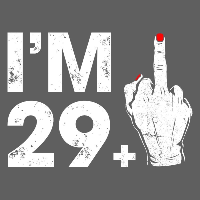 Bold Hand Gesture Celebrating Age 29+