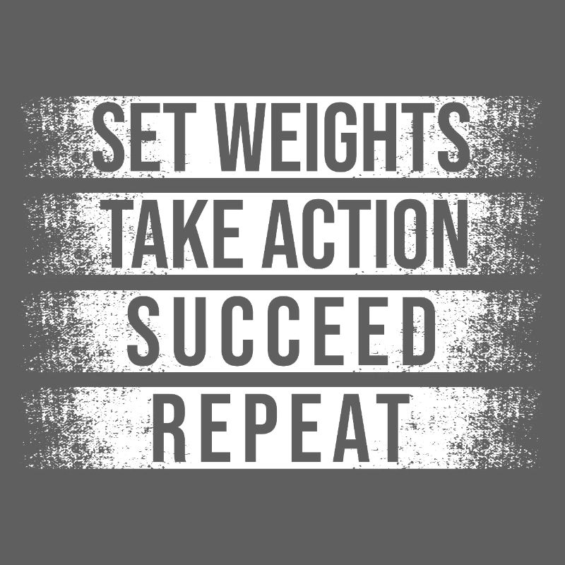 Powerlifting Bodybuilder Set Weights Take Action