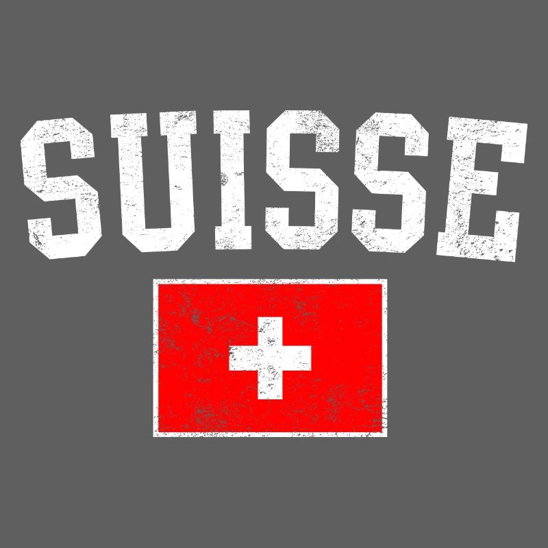 Typographie du drapeau gras Suisse
