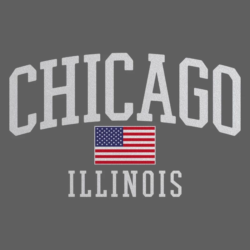 Chicago Flag Arc Emblem