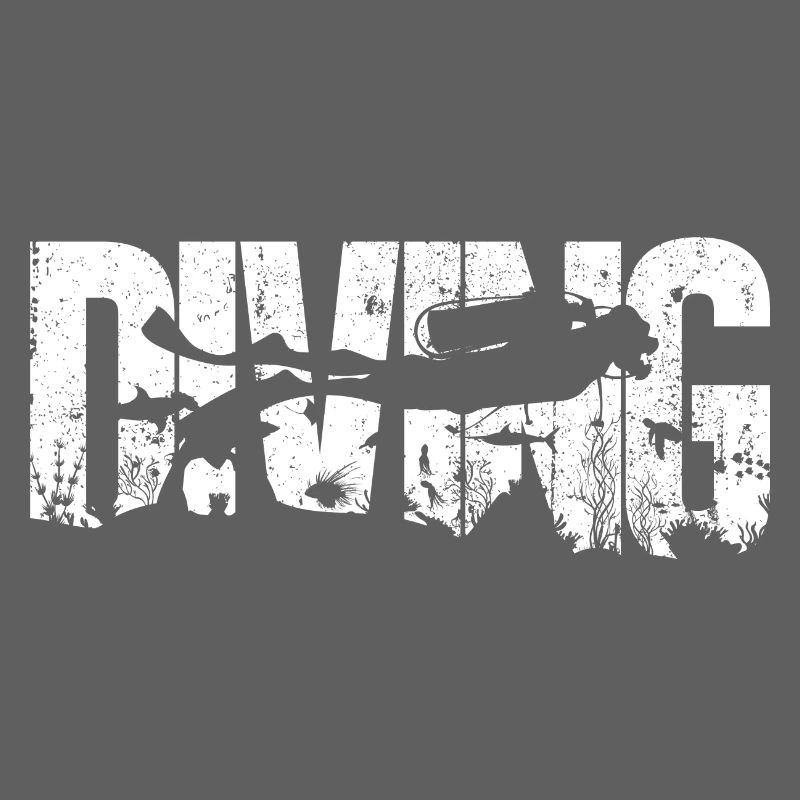 Distressed Bold Typography mit Silhouette