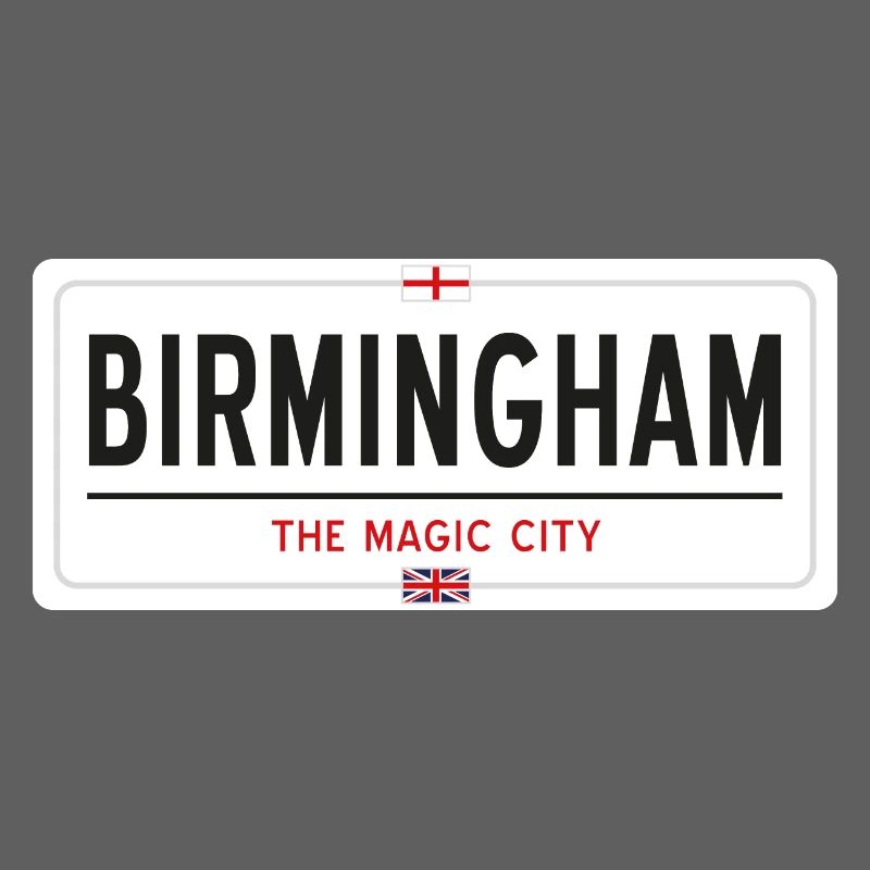 Panneau de nom de lieu de Birmingham