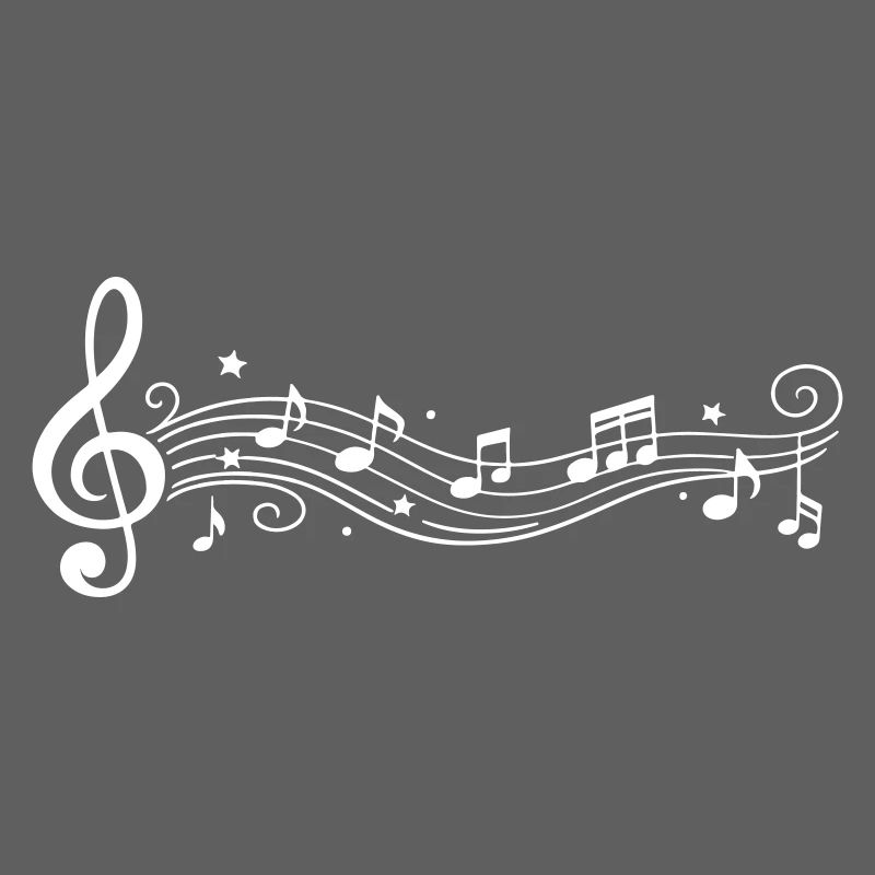 Musical Notes Melody Clefs
