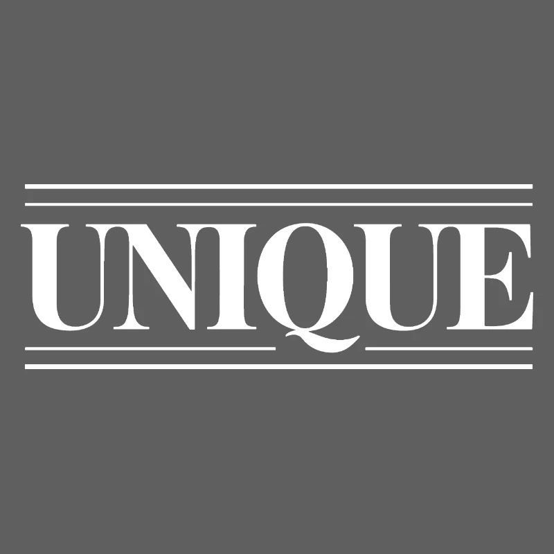 unique, unique, unique valeur de soi unique