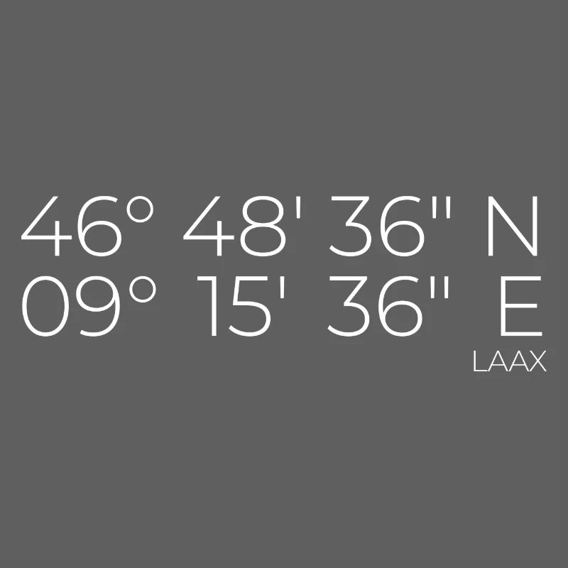 coordinates Laax Graubünden, Switzerland