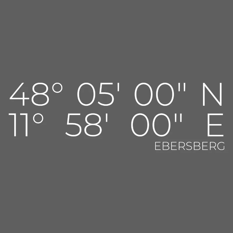 Coordinates Ebersberg, Bavaria