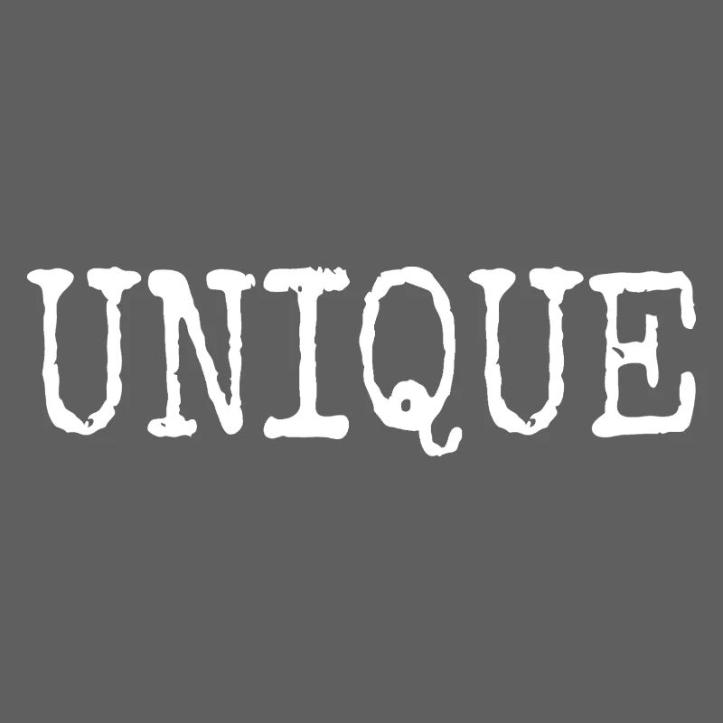 unique, unique, unique valeur de soi unique