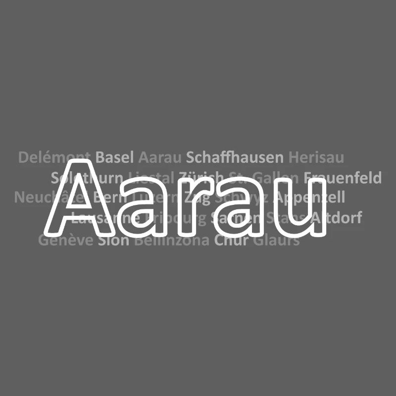 Schweizer Städte Aarau