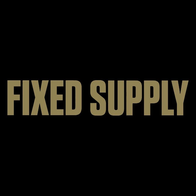 Fixed Supply Gold Typography