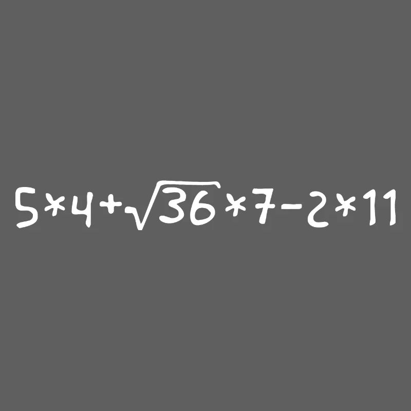 40e anniversaire - une formule mathématique...