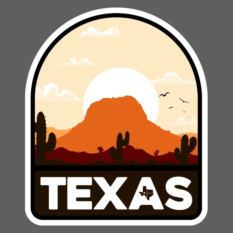 Texas Desert Sunset Crest