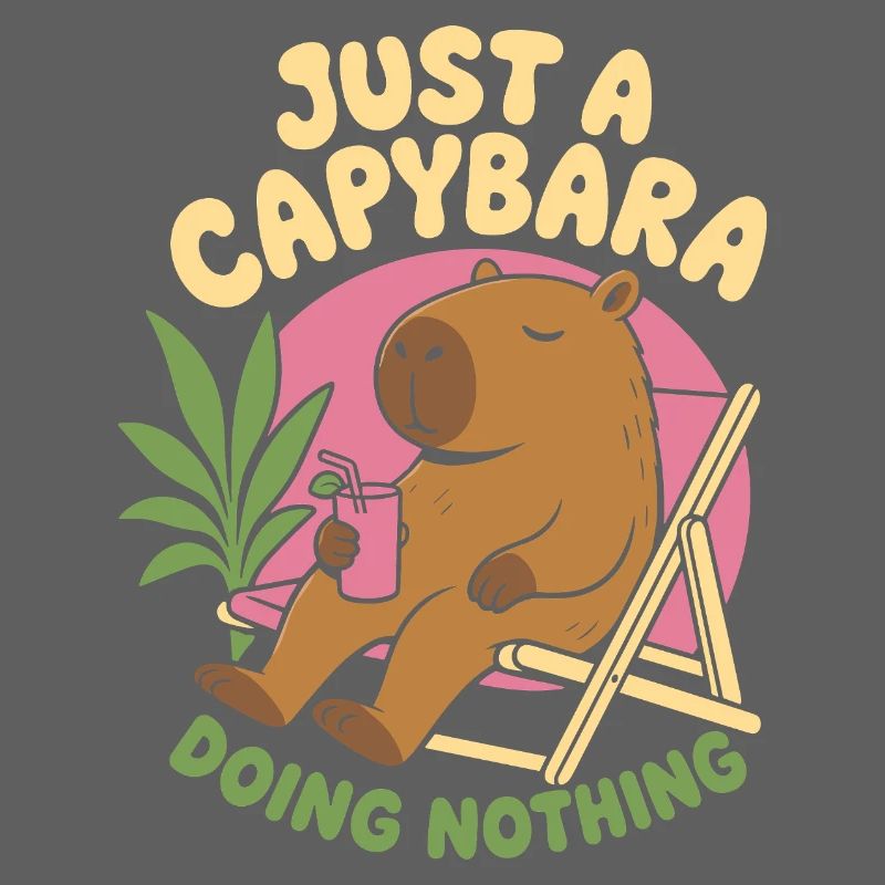 Just A Capybara Doing Nothing