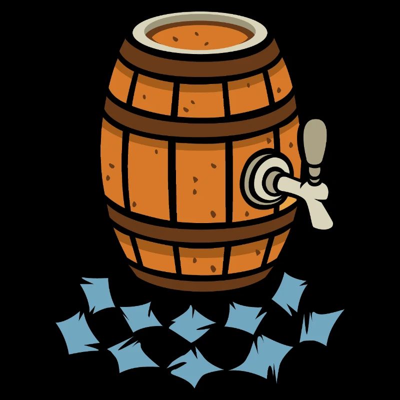 Münchner Bierfass Cartoon