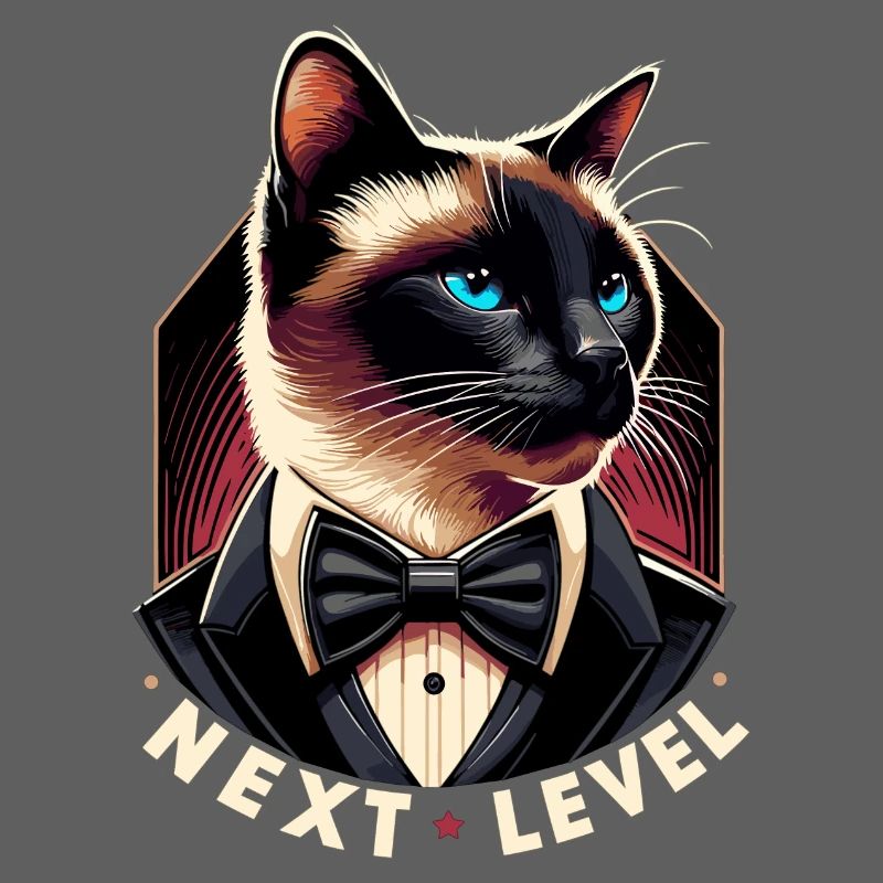 Siamese Cat Siamese Cat Next Level Suit Gift