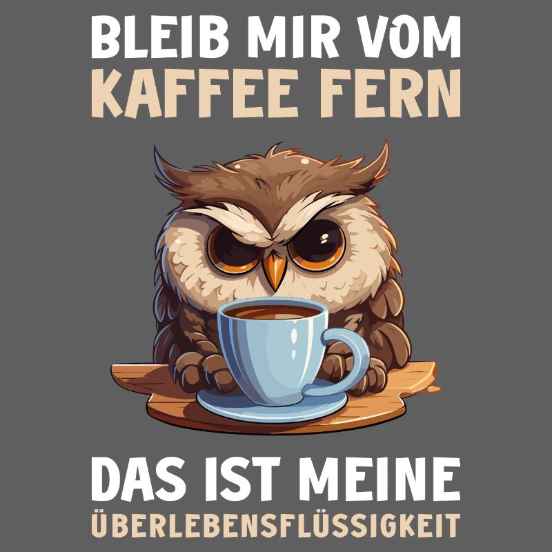 Lustige Eule Kaffee Eulen Kaffeeliebhaber Spruch