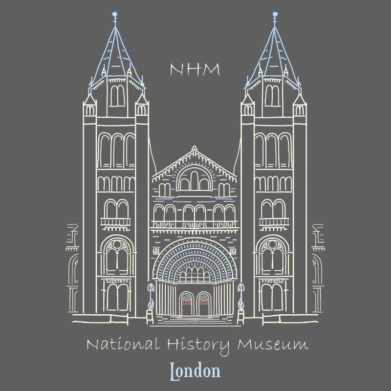 Londres, Musée d’histoire naturelle NHM, Dessin, Royaume-Uni