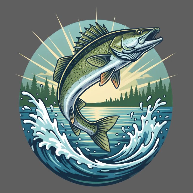 Springender Zander