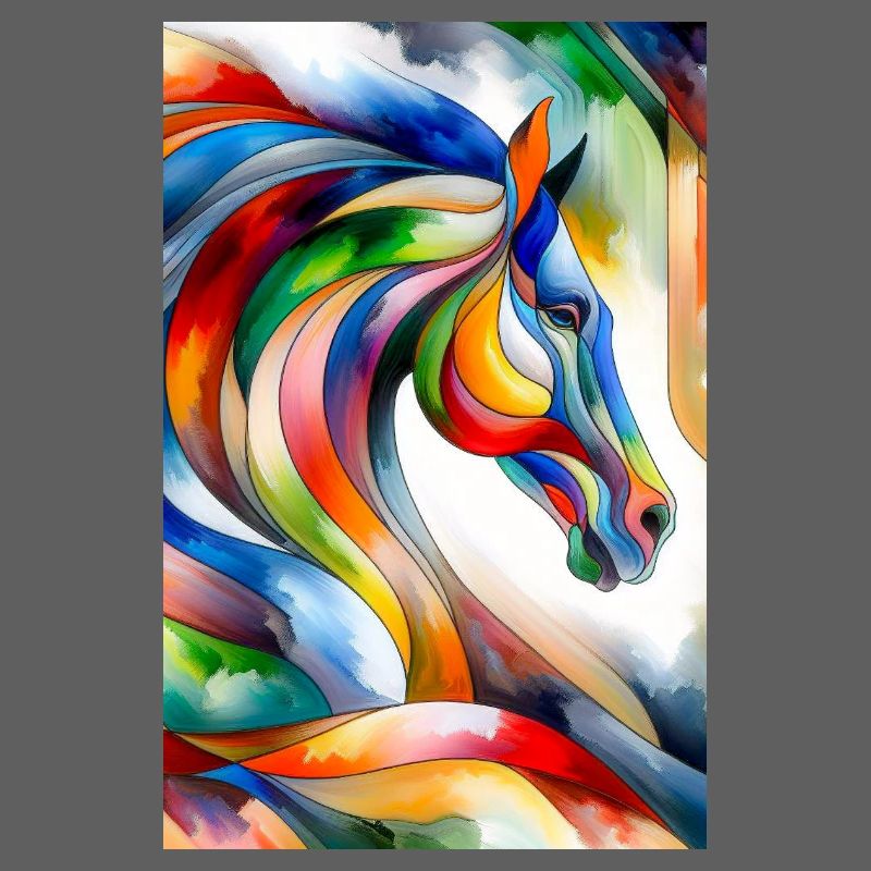 Cheval abstrait