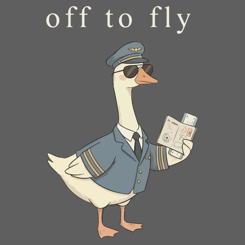 Duck pilot on take-off