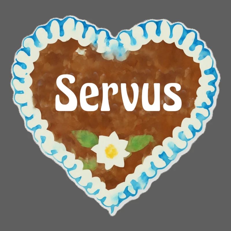 Lebkuchenherz Servus