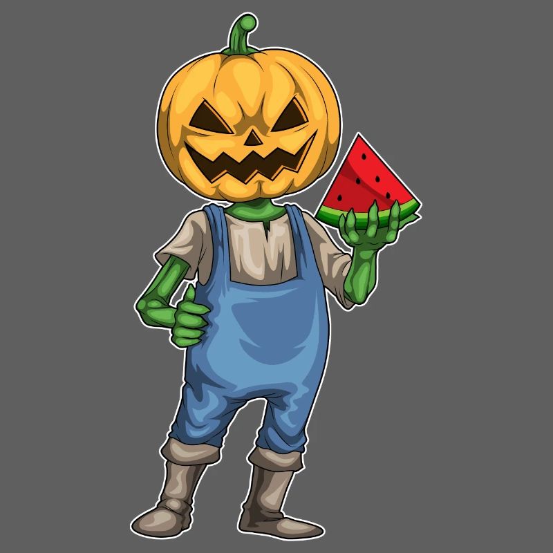 Pastèque d’Halloween Jack O’Lantern