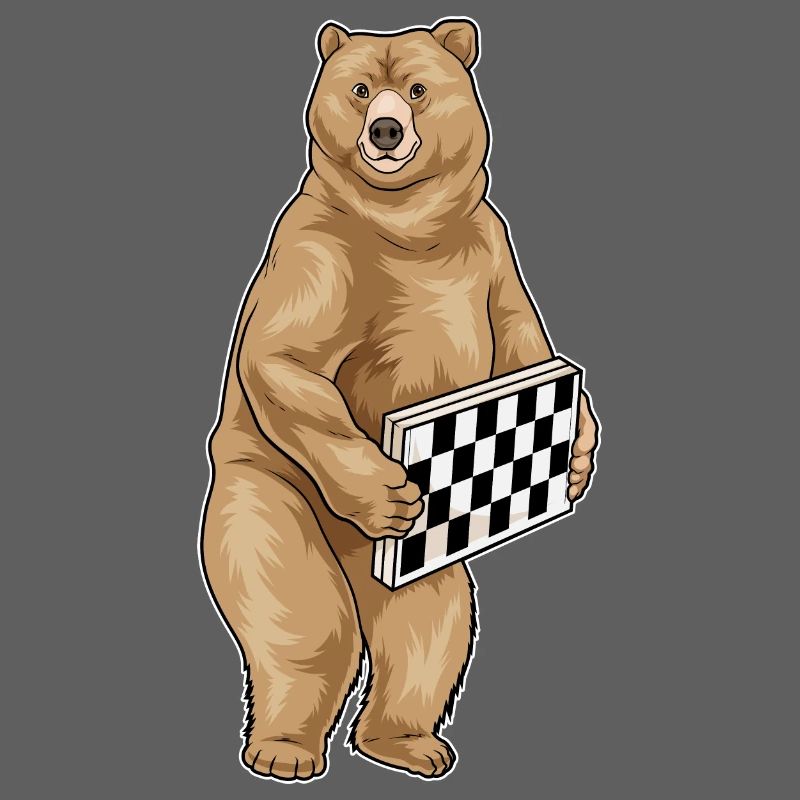 Bear Chessboard Chess Board Game