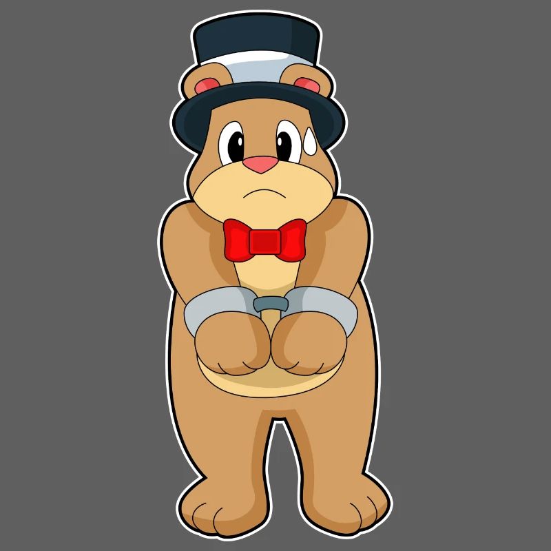Bear Groom Menottes Mariage