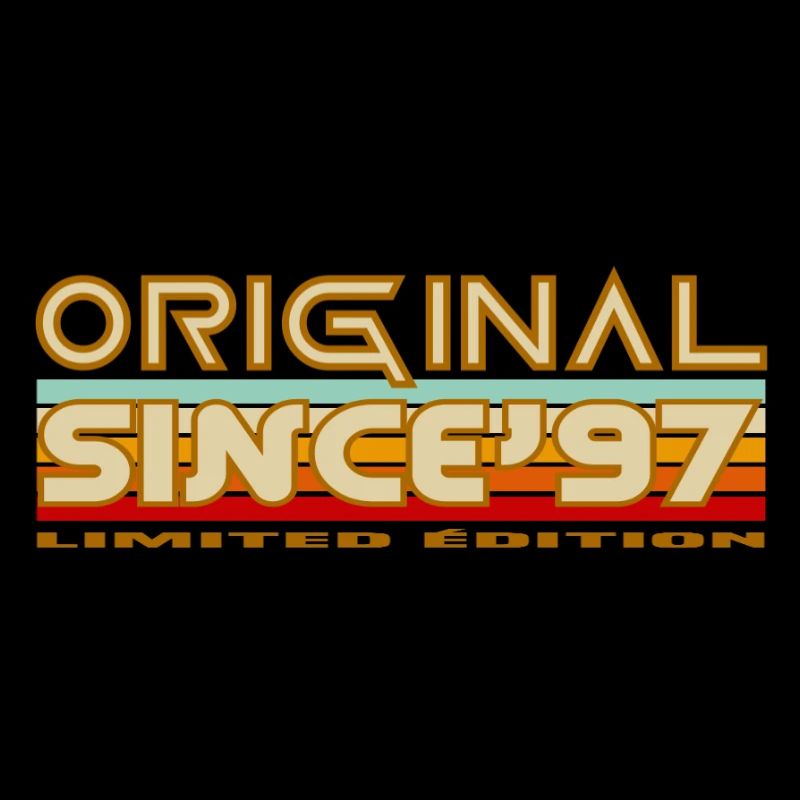 Original Since 97 Retro Stripe Logo