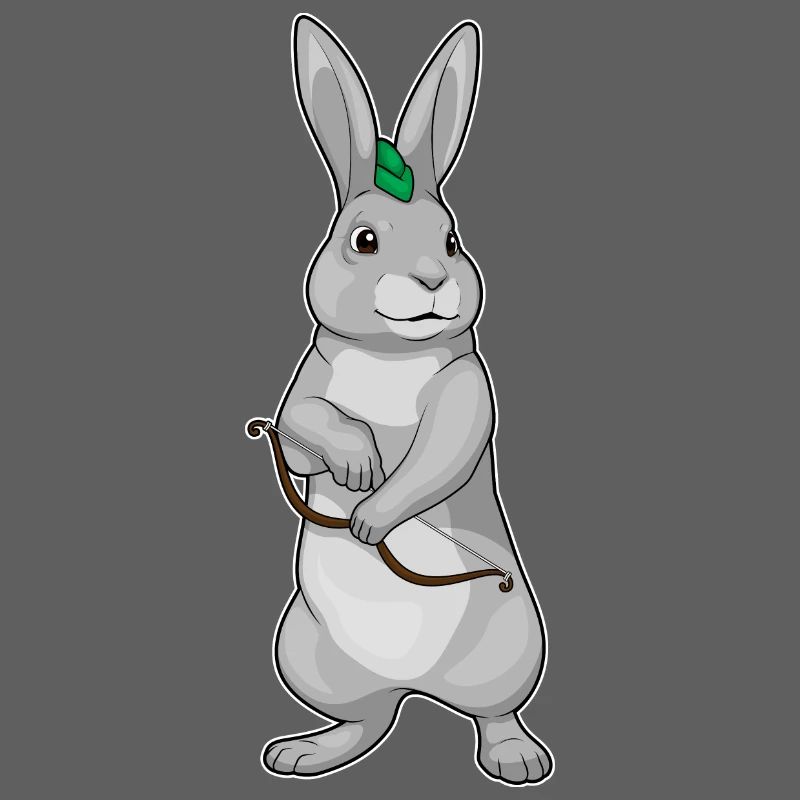 Hase Bogenschütze Bogen