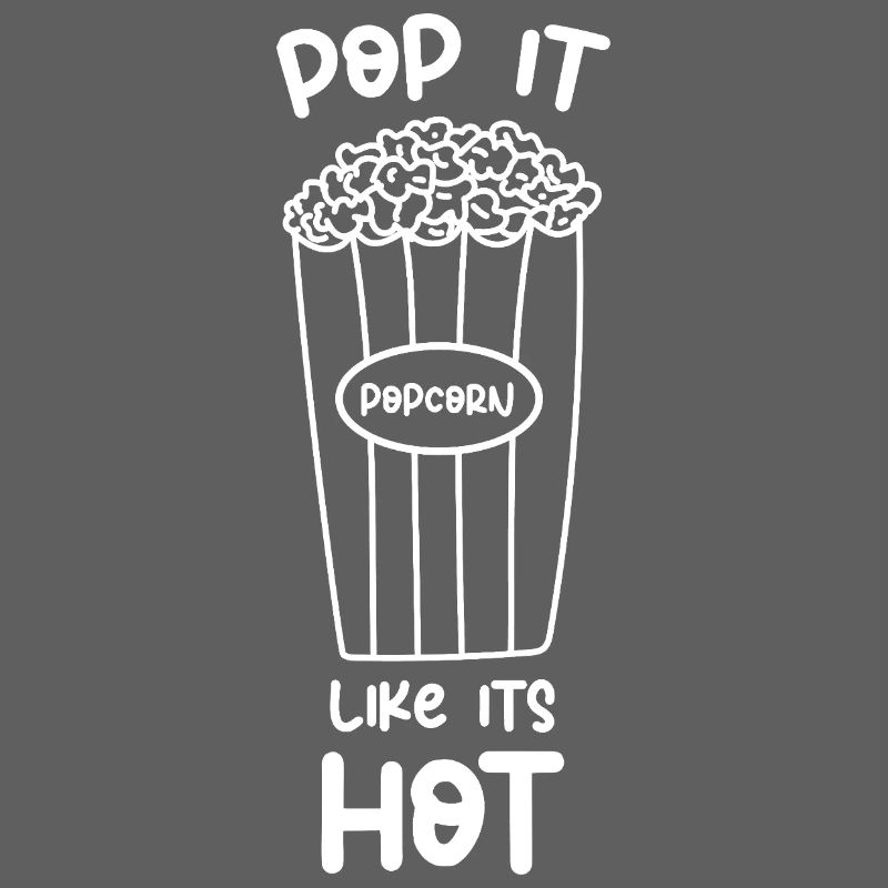 Pop It Drôle comme son design de snack au popcorn chaud