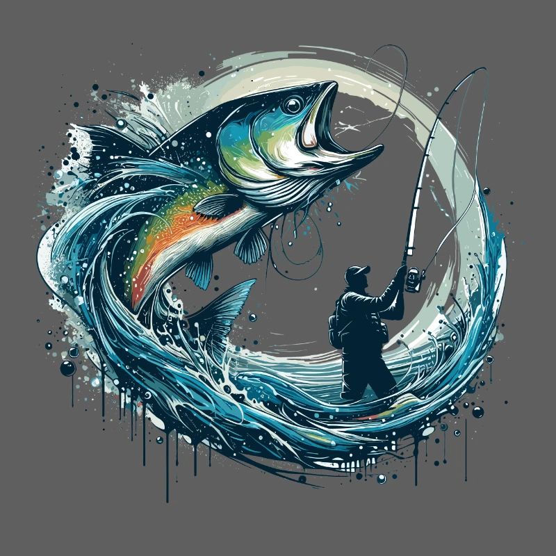 Cadeau dynamique de pêche
