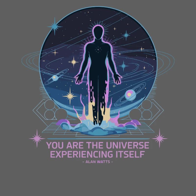 Celestial Being | Alan Watts Quote Design