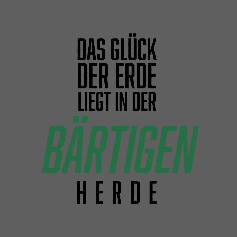 Bart, Bartträger, Lustiger Spruch, Bärtige Herde