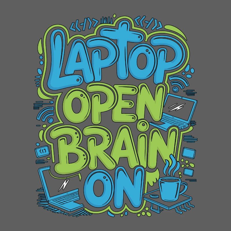 Remote Developer Laptop Open Brain On Remote Coder