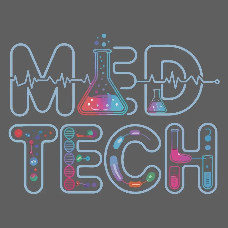 Conception de la science néon du laboratoire MedTech