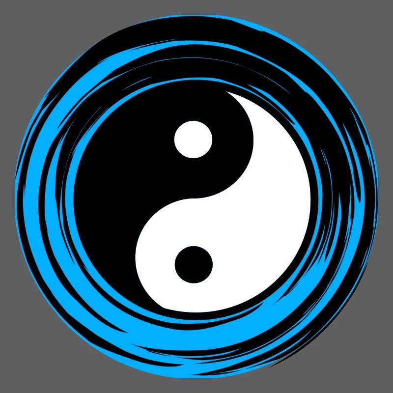 Yin-yang Blue