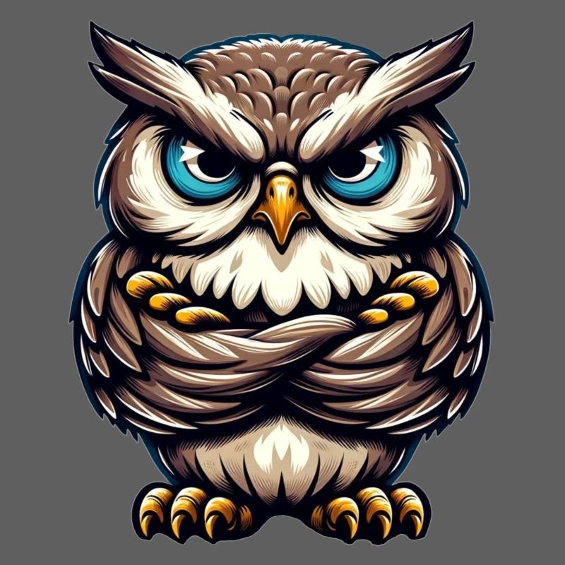Grumpy Owl