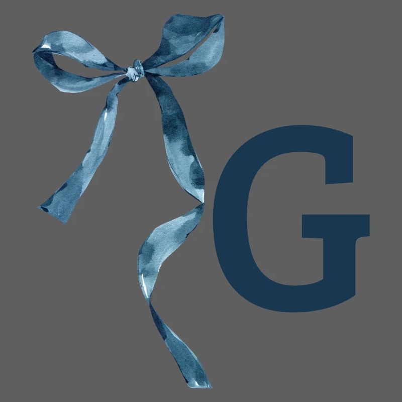 Monogramm g Geschenkidee
