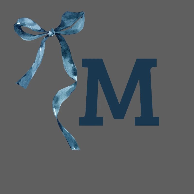 Monogramm m Geschenkidee