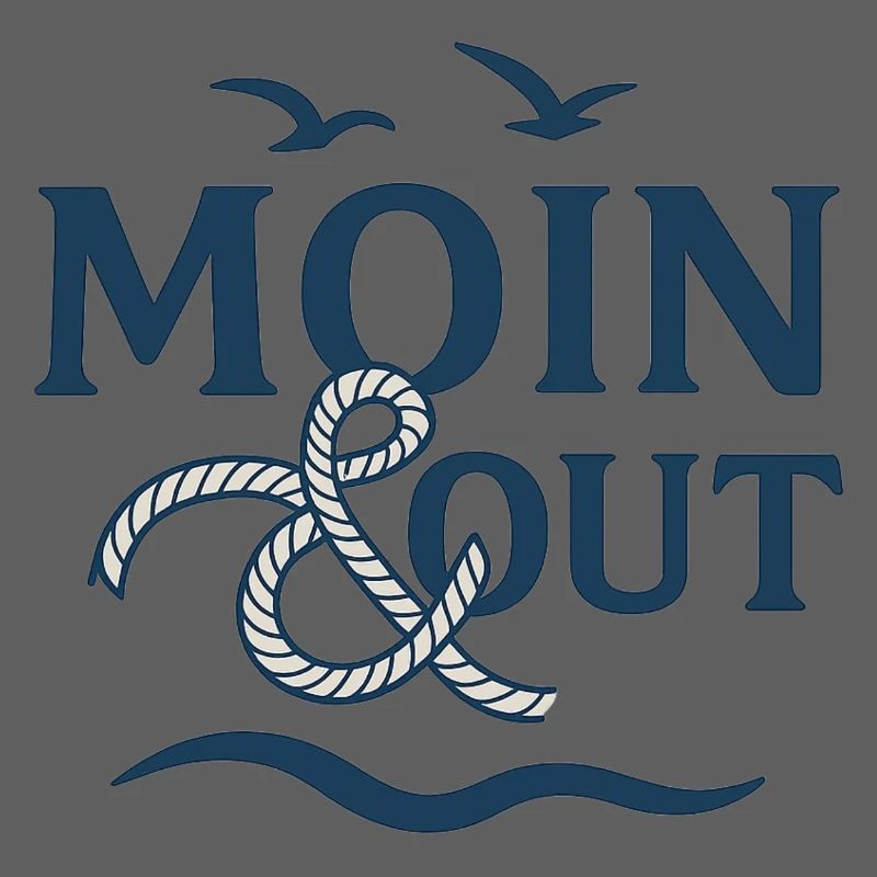 Moin & Out Nautical Logo