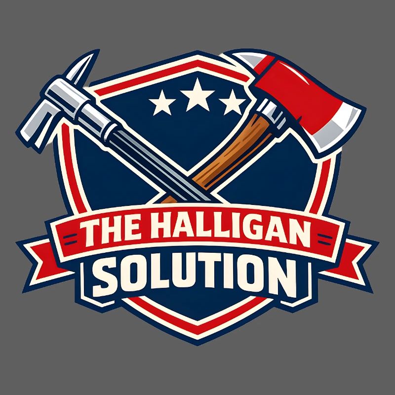 Graphisme de bouclier de solution Halligan