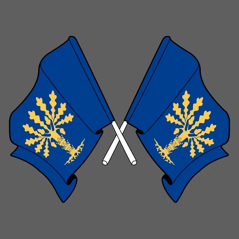 Blekinge, Suède – Double drapeau