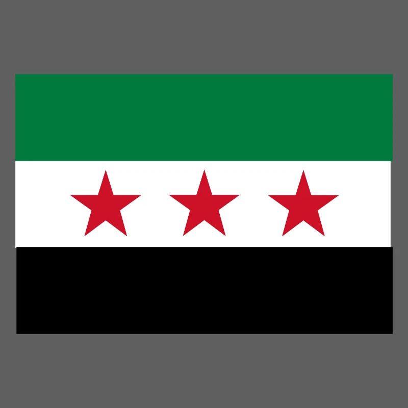 Drapeau étoile vert blanc noir
