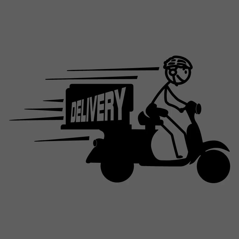 Scooter-Paket oder SMS-Lieferung