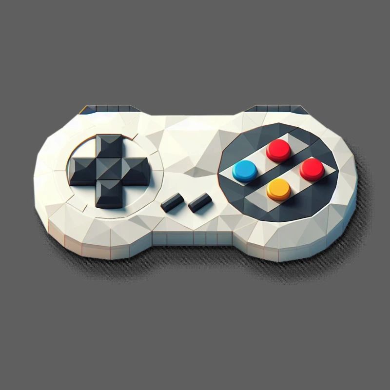 Retro Controller 16 Bit Gaming Nostalgie