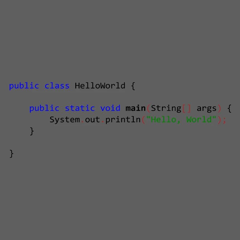 Hello World in Java