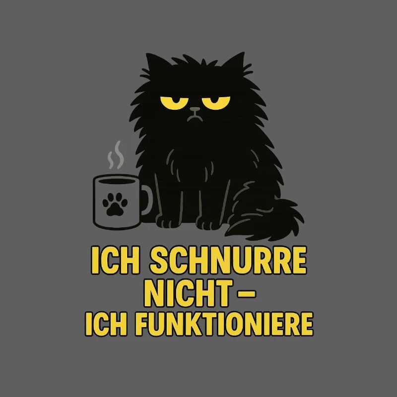 I don't purr – I function (cat)