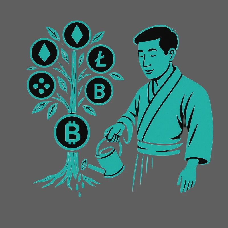 Satoshi-Baum Wurzeln der Krypto-Revolution Bitcoin