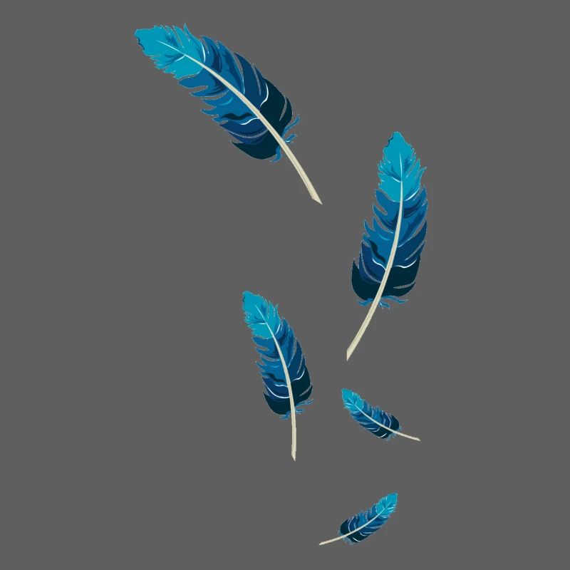 Blue Feathers