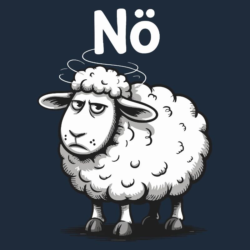 Basse-Autriche – Grumpy Sheep Humour Design